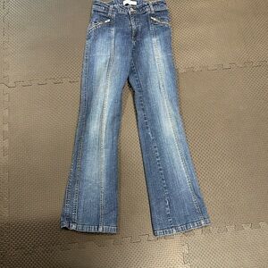 2/20$ Jacob Jr girls blue flare denim jeans size 10